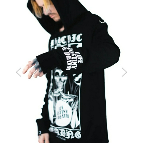 NWT! Killstar🕷 Psychic Pullover Hoodie Black - Picture 2 of 7